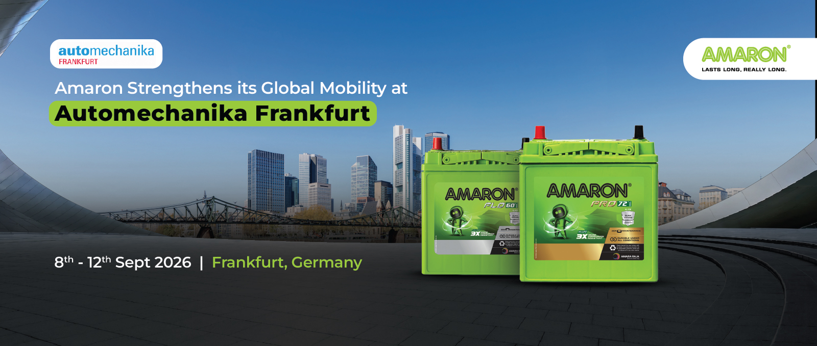 Amaron Automechanika Frankfurt Banner